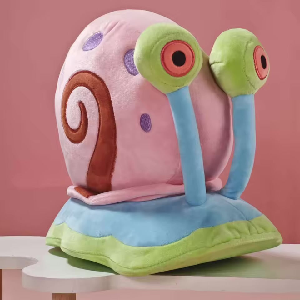 Pink Snail Plush Toy