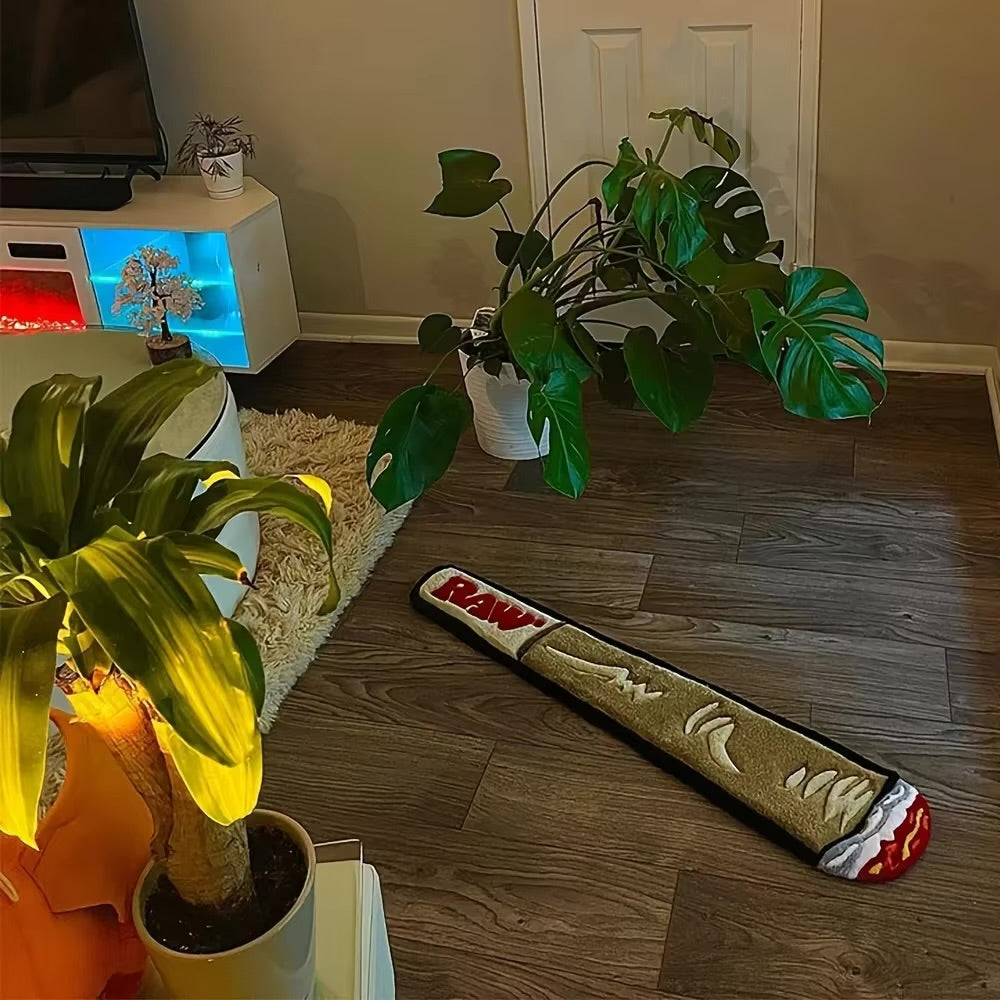 Cigarette Shaped Novelty Rug