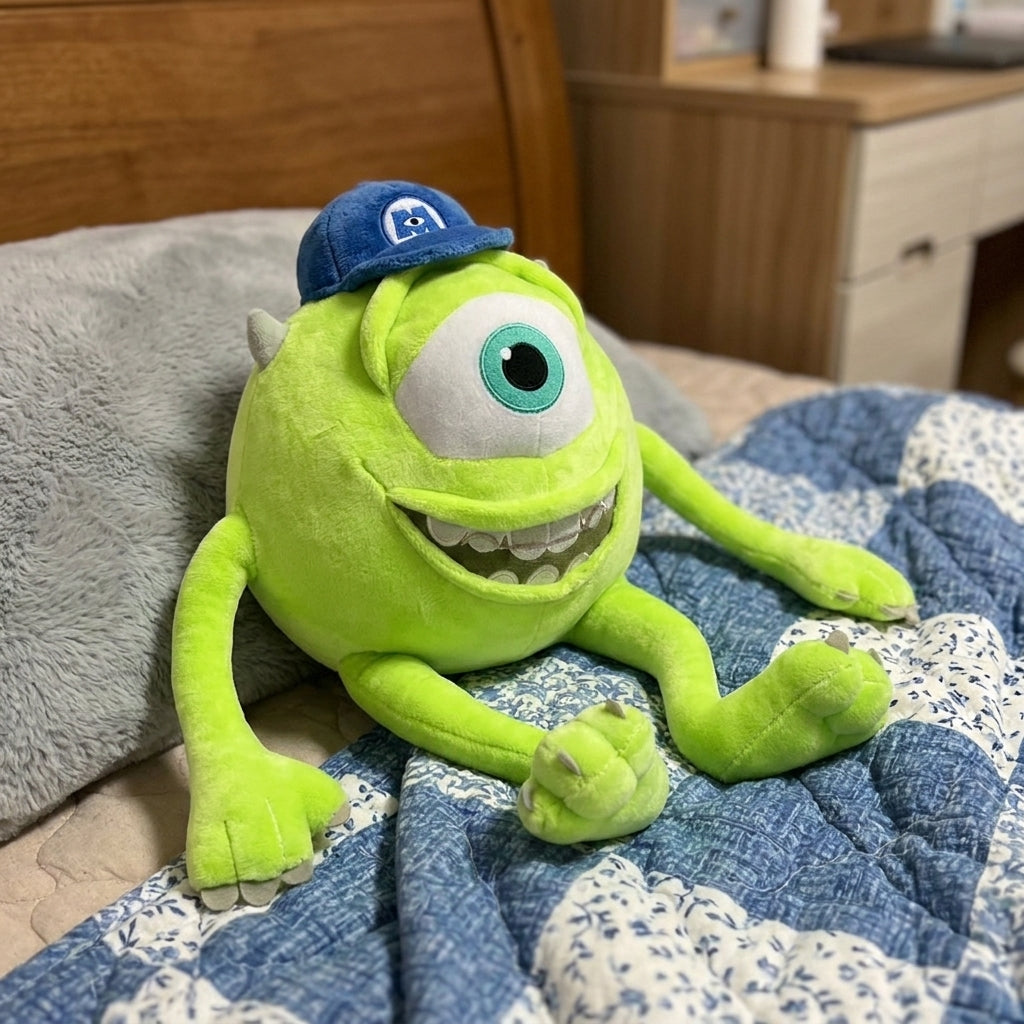 One-Eyed Green Monster Plush