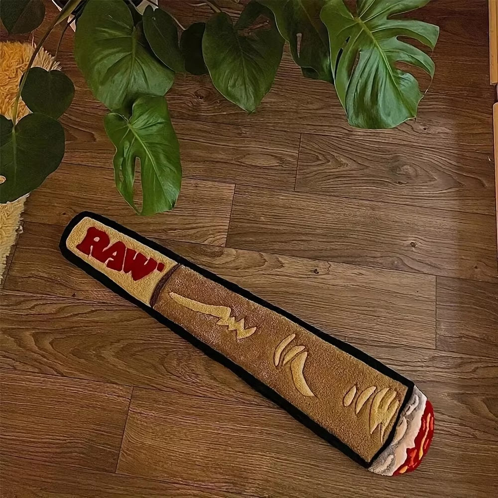 Cigarette Shaped Novelty Rug