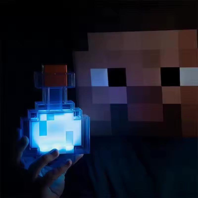 Pixel Potion Bottle LED Night Light - Color Changing