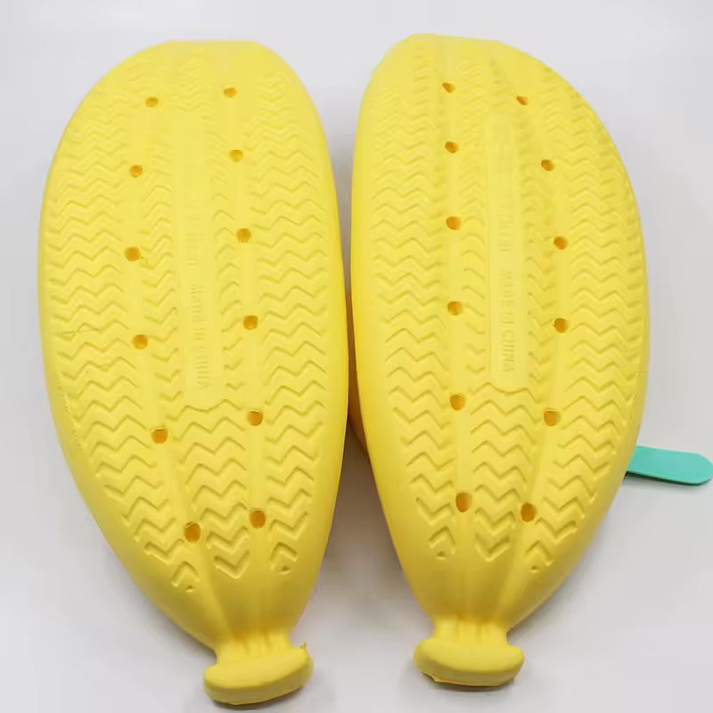 Banana Novelty Flip Flops - Platform Sandals