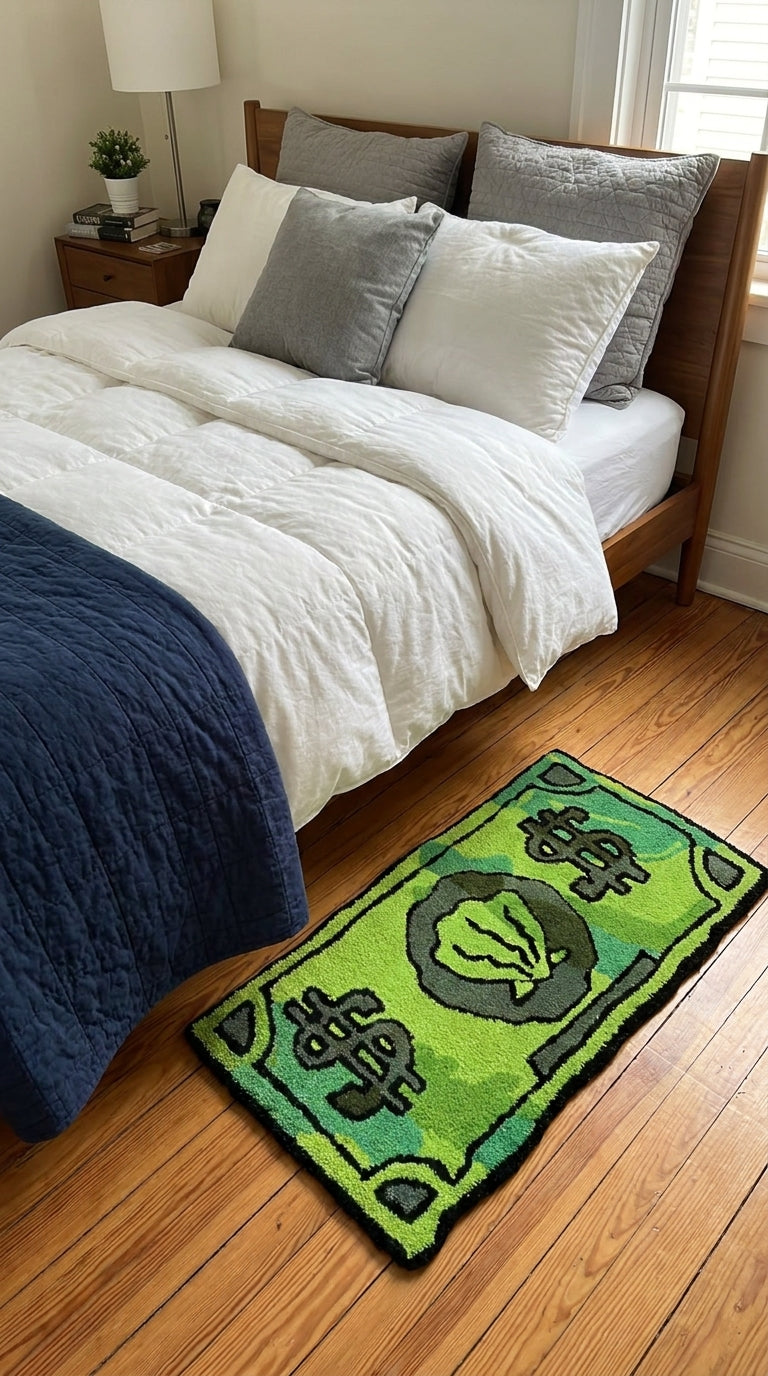 Dollar Bill Novelty Decorative Rug