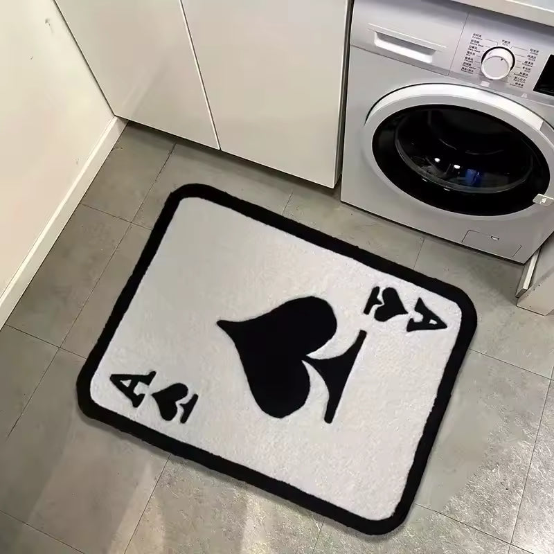 Ace of Spades Card Rug