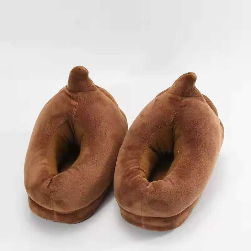 Prankish Cartoon Plush Slippers - sole