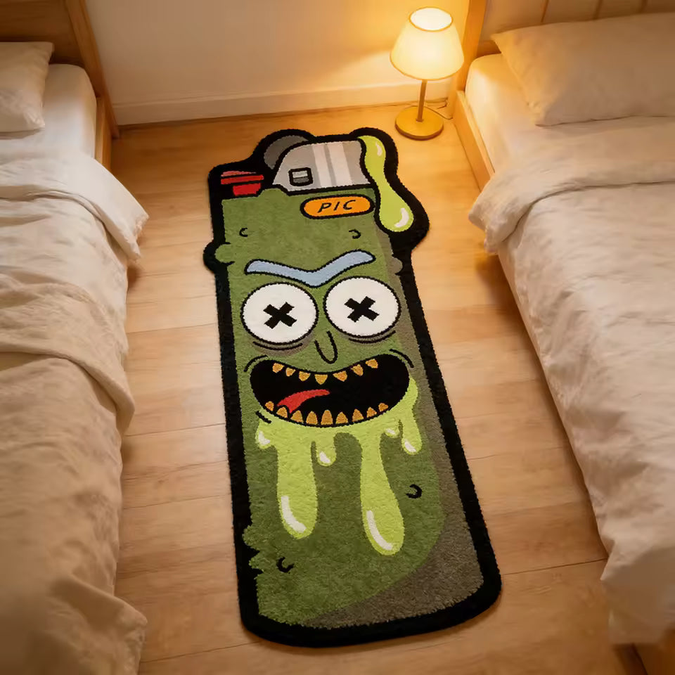 Cartoon Lighter Shaped Rug