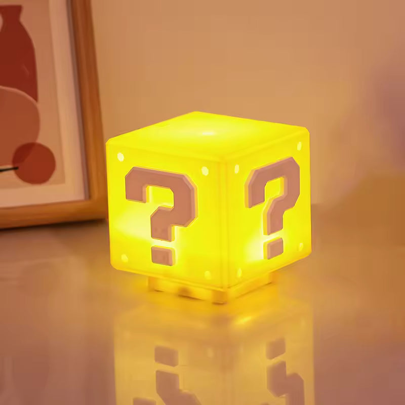 Pixel Question Block LED Night Light