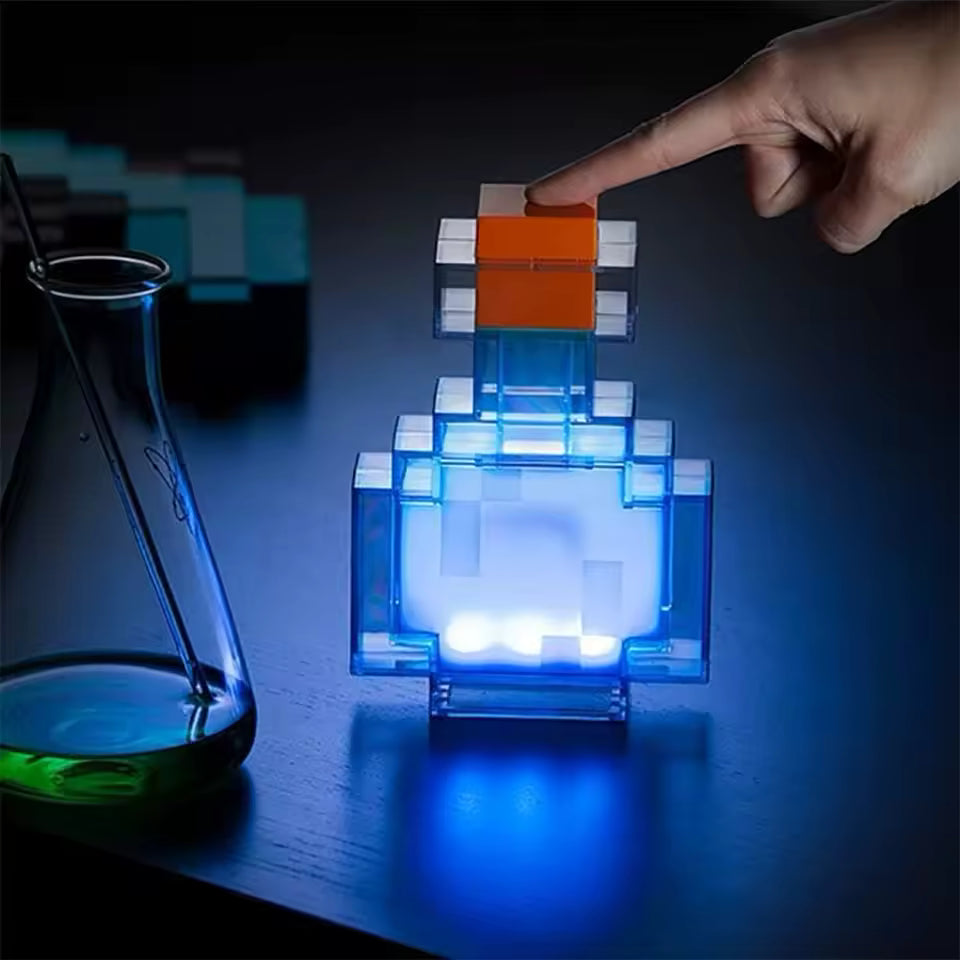 Pixel Potion Bottle LED Night Light