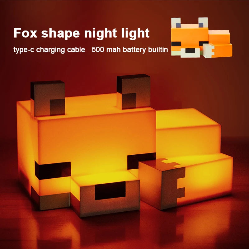 Pixel Fox Night Light