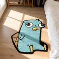 Cartoon Bird Irregular Shape Rug