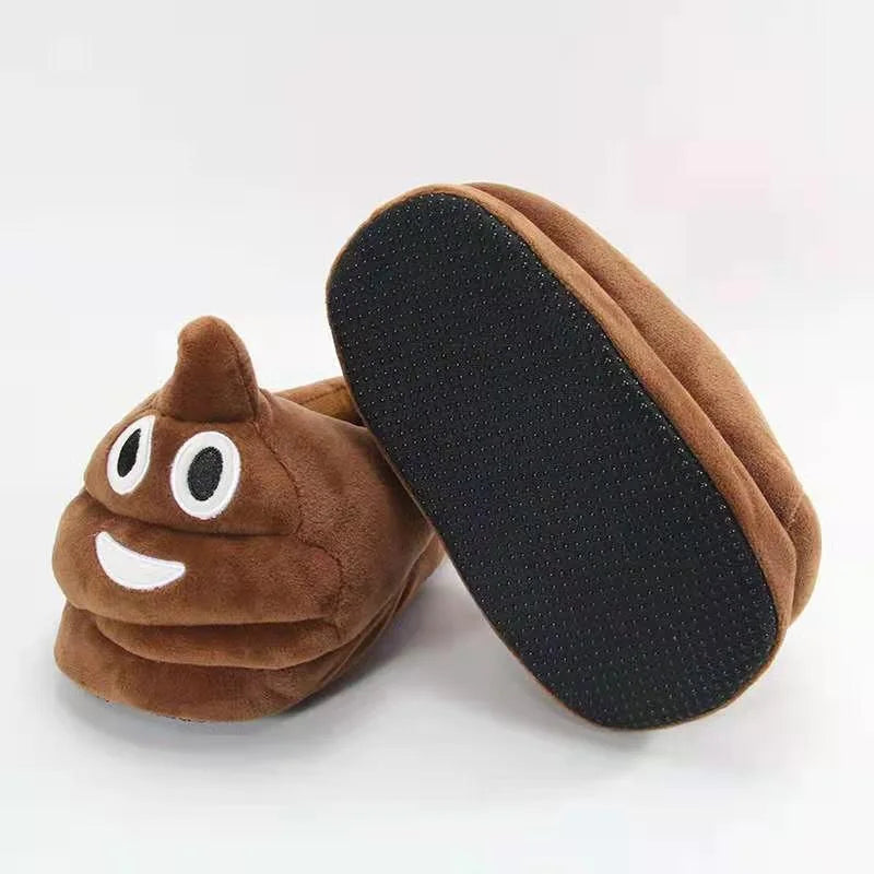 Prankish Cartoon Plush Slippers - detail