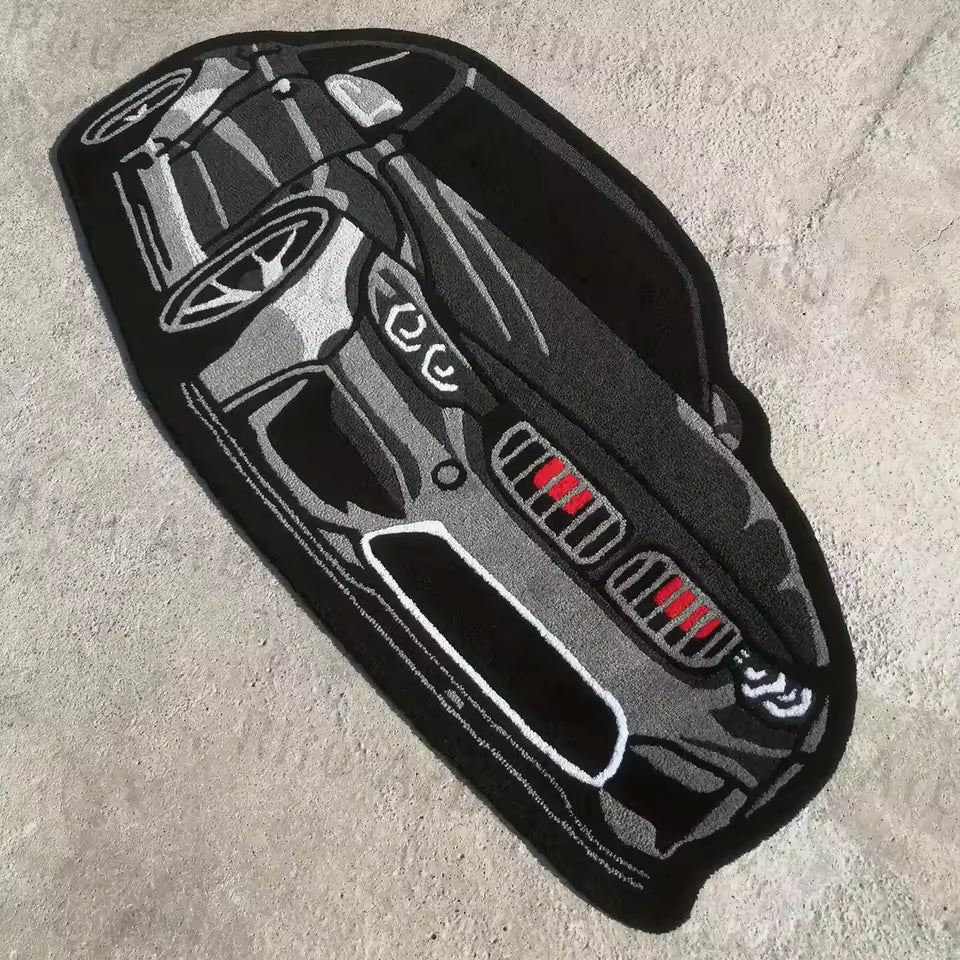 Sports Car Shaped Bath Mat