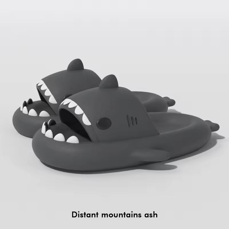 Thick Sole Shark Slippers